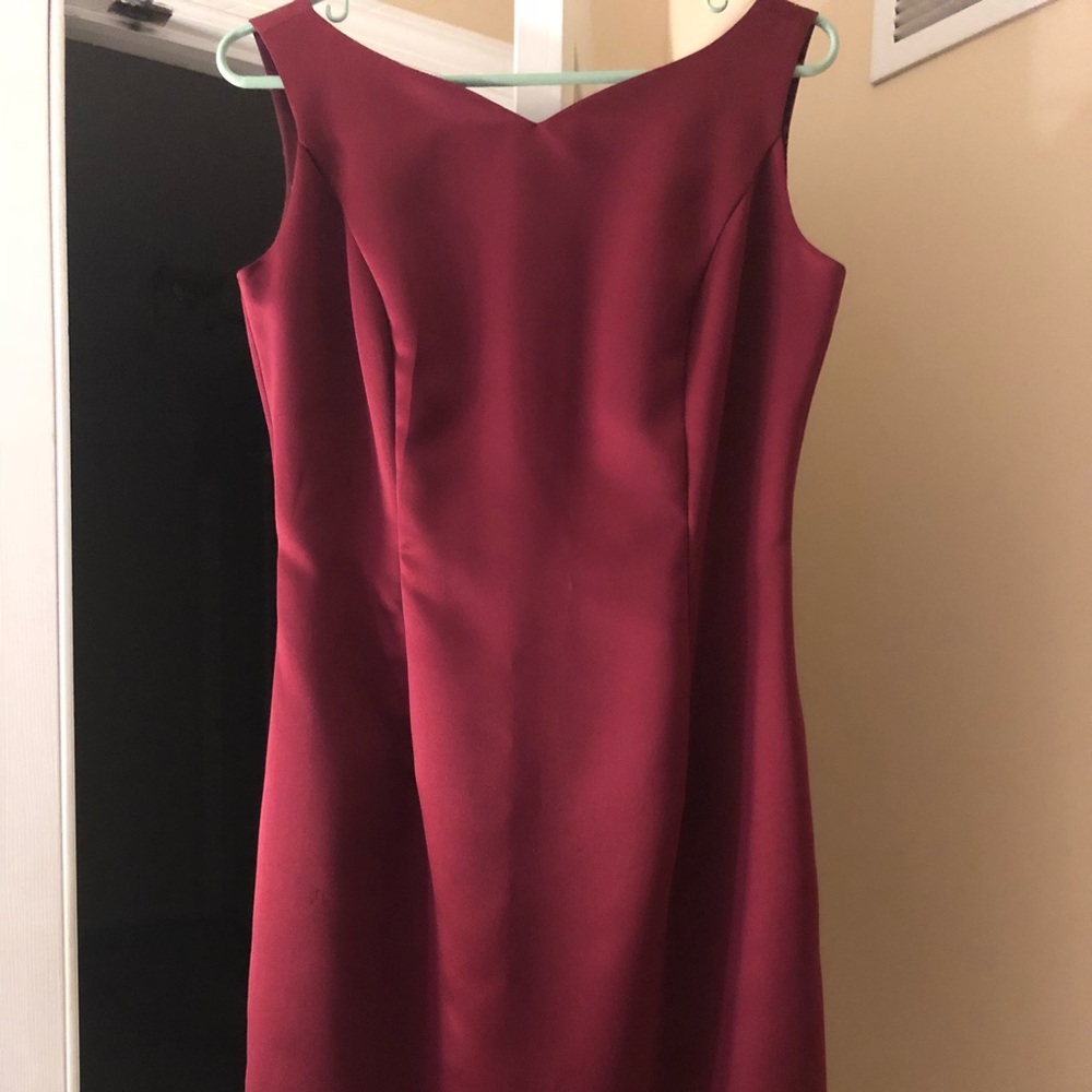 Maroon Dress